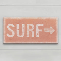 Distressed Surf Sign - Surf Shack Canvas Sign